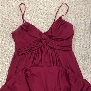 soft cookies hawaii large long maroon dress